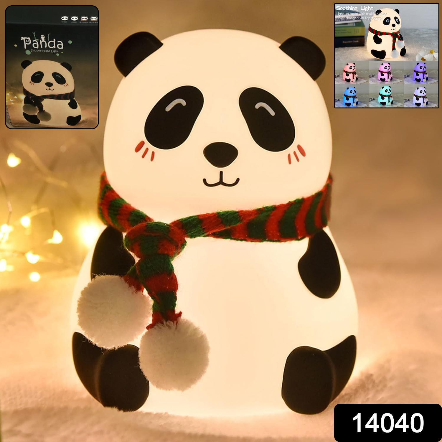 Panda 7-color Led Silicone Touch Lamp (1 Pc) Panda 7-color Led Silicone Touch Lamp (1 Pc)